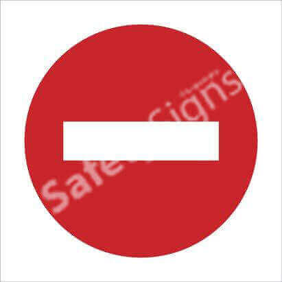 Prohibitory Signs
